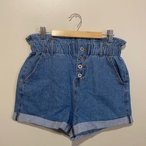 Paperbag high waist shorts